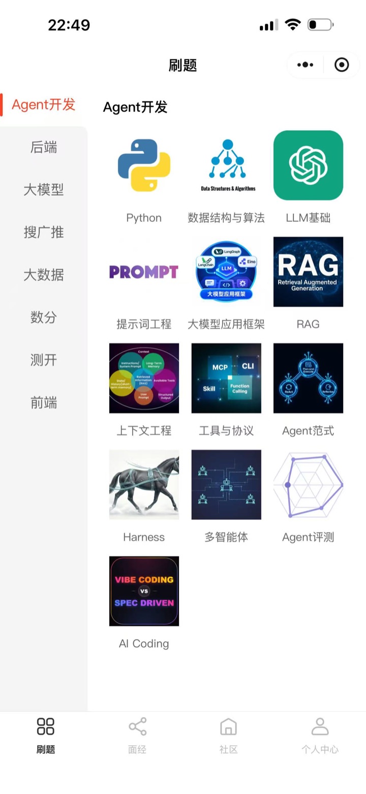 喜提offer 刷题页面截图